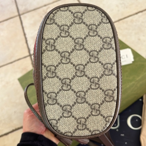 OPHIDIA GG MINI BUCKET BAG - Picture 6 of 11